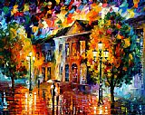 Leonid Afremov Rain